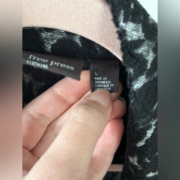 Free press textured blazer jacket. Size L - Picture 7 of 10